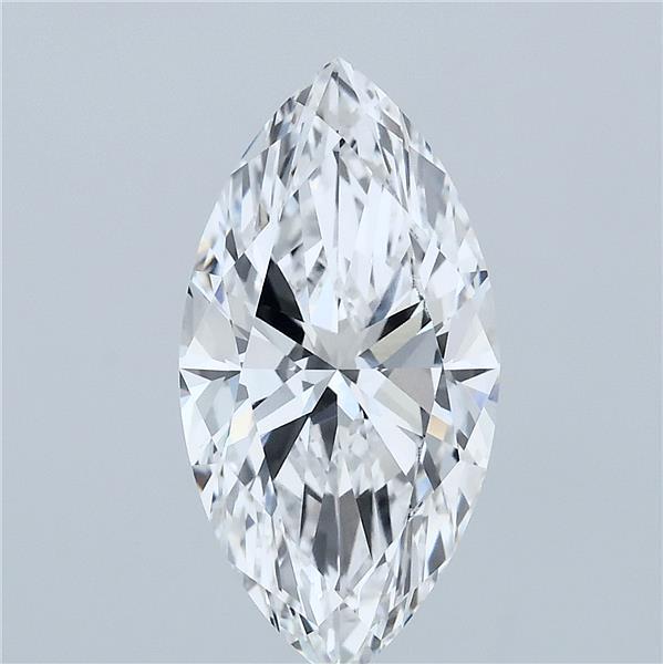 3.05 Carat Marquise Cut E VVS2 Diamond - view 1