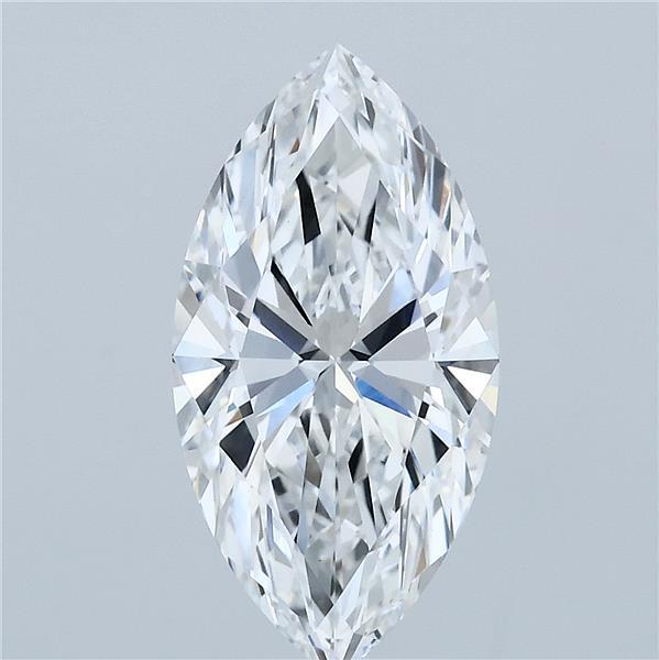 3.08 Carat Marquise Cut E VVS2 Diamond - view 1