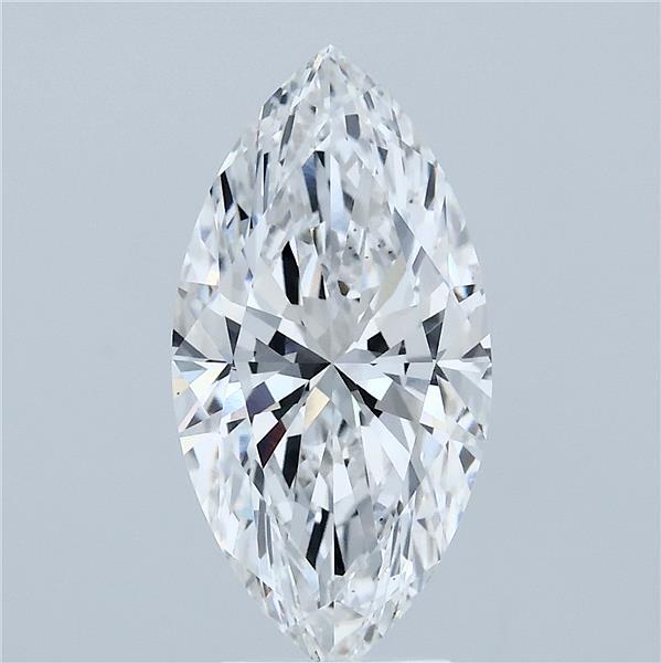3.03 Carat Marquise Cut E VVS2 Diamond - view 1