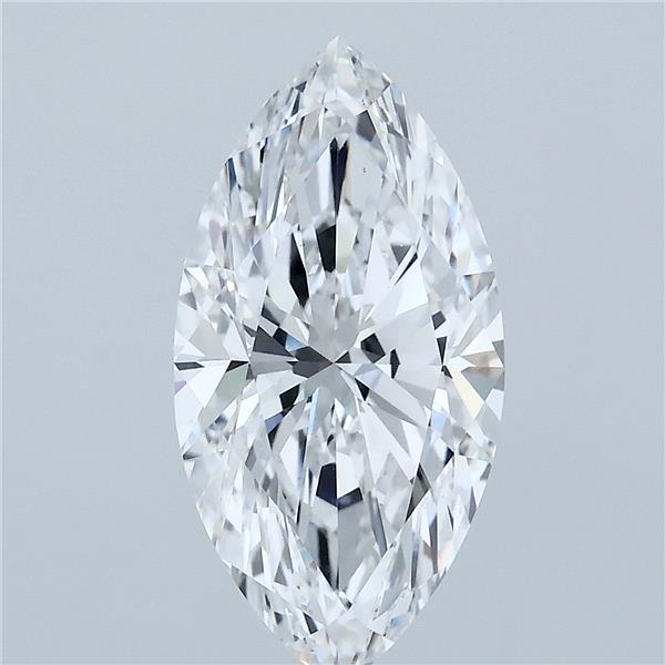 3.07 Carat Marquise Cut E VVS2 Diamond - view 1