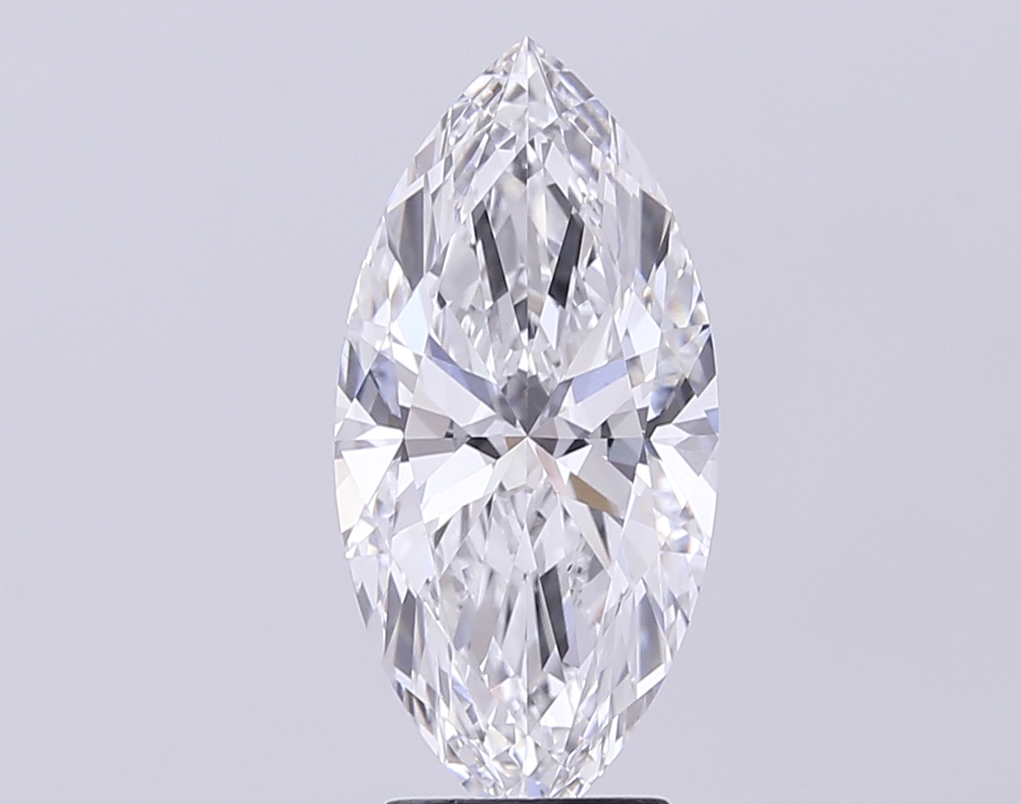 3.01 carat f VVS2 EX Cut IGI marquise diamond