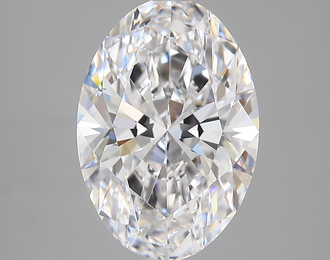 3.69 Carat Oval Cut D FL Diamond - view 1