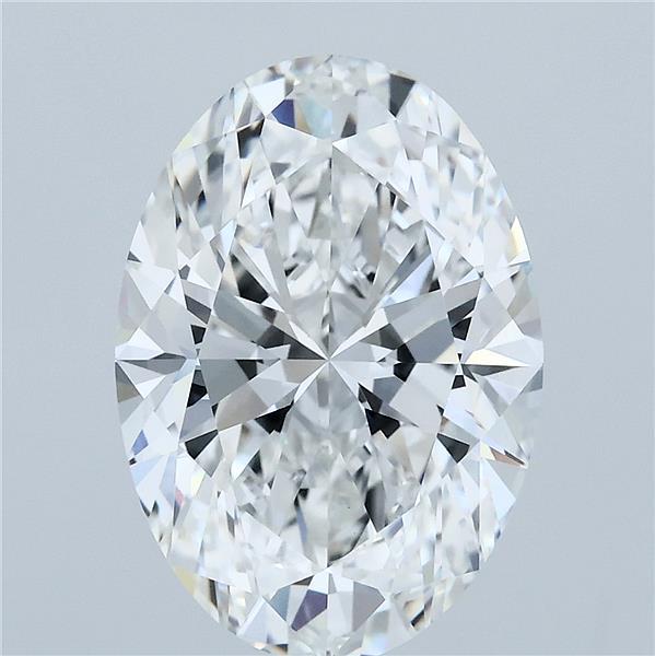 5.06 Carat Oval Cut E VVS2 Diamond - view 1