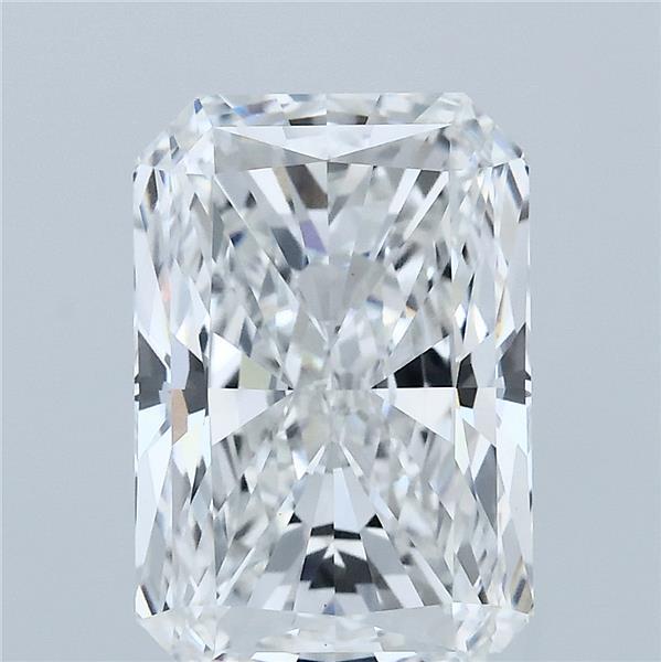 4.09 Carat Radiant Cut D VVS2 Diamond - view 1