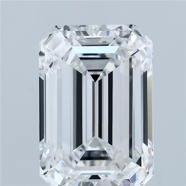 5.08 Carat Emerald Cut E VVS2 Diamond - view 1