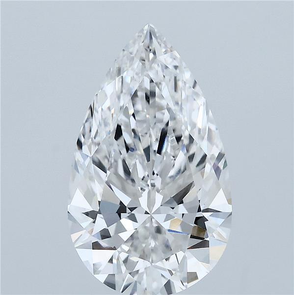 3.09 Carat Pear Cut E VVS2 Diamond - view 1
