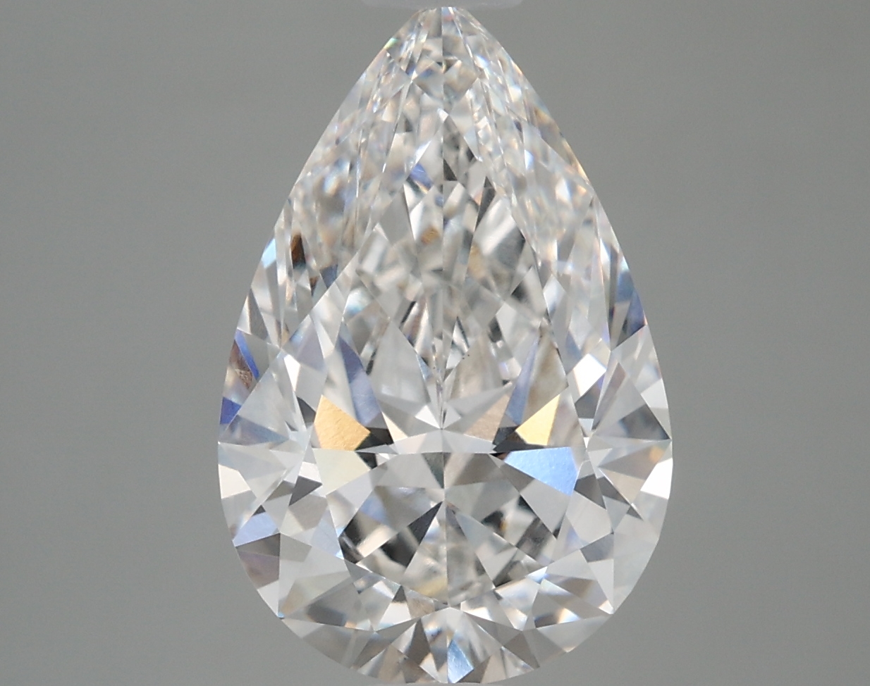 4.77 Carat Pear Cut F VVS2 Diamond - view 1