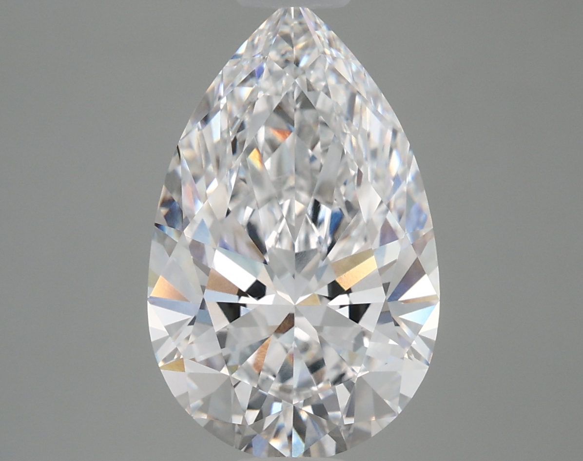 4.10 Carat Pear Cut D VVS1 Diamond - view 1