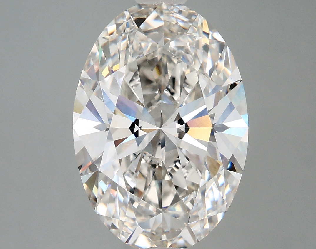 4.02 Carat Oval Cut F VVS2 Diamond - view 1
