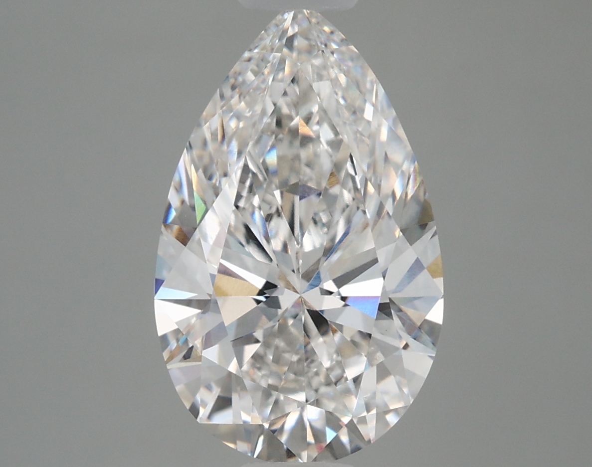 3.99 Carat Pear Cut F VVS2 Diamond - view 1