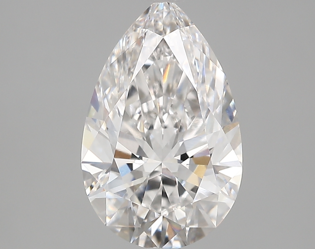 3.01 Carat Pear Cut E VVS2 Diamond - view 1