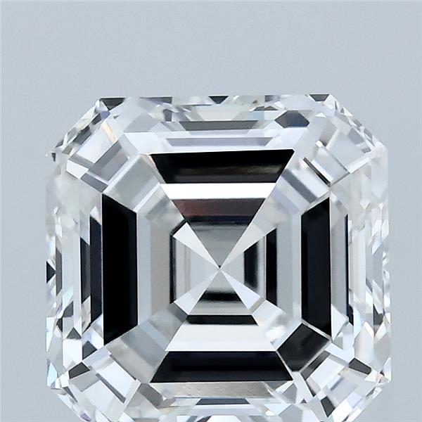 4.04 Carat Asscher Cut F VVS2 Diamond - view 1