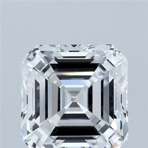 4.04 Carat Asscher Cut F VVS2 Diamond - view 1