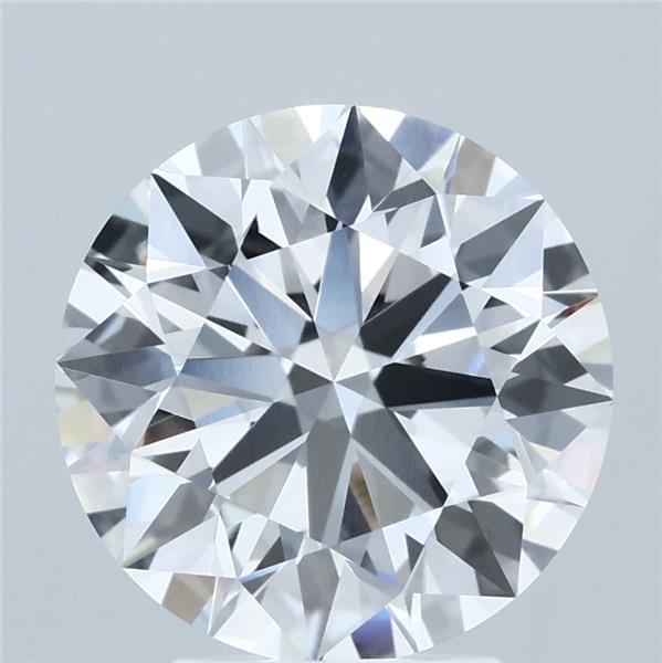 3.84 Carat Round Cut E VVS2 Diamond - view 1