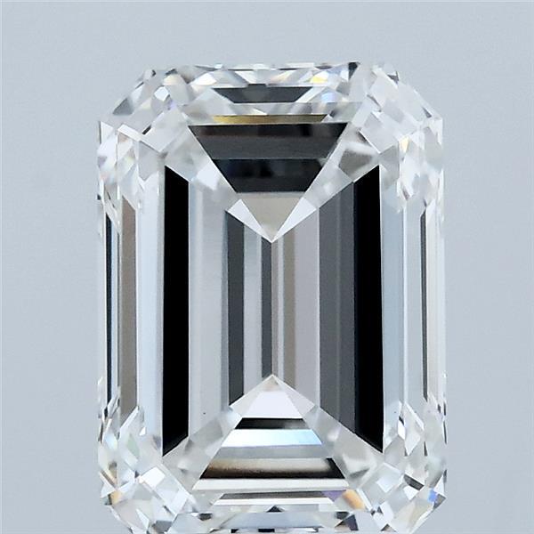 3.10 Carat Emerald Cut F VVS2 Diamond - view 1