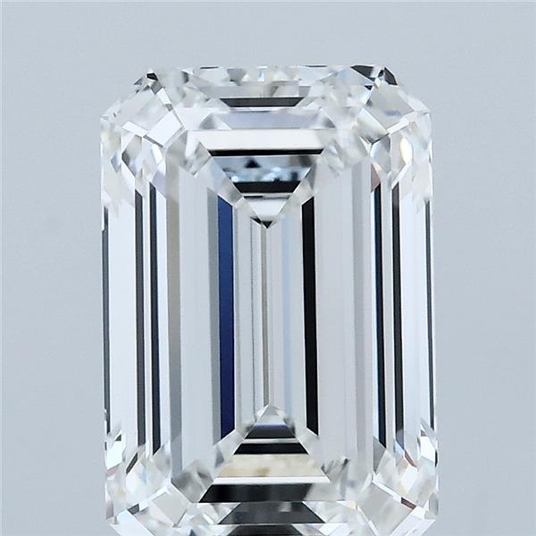 3.56 Carat Emerald Cut F VVS2 Diamond - view 1