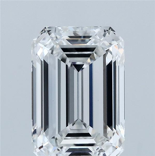 3.56 Carat Emerald Cut D VVS2 Diamond - view 1