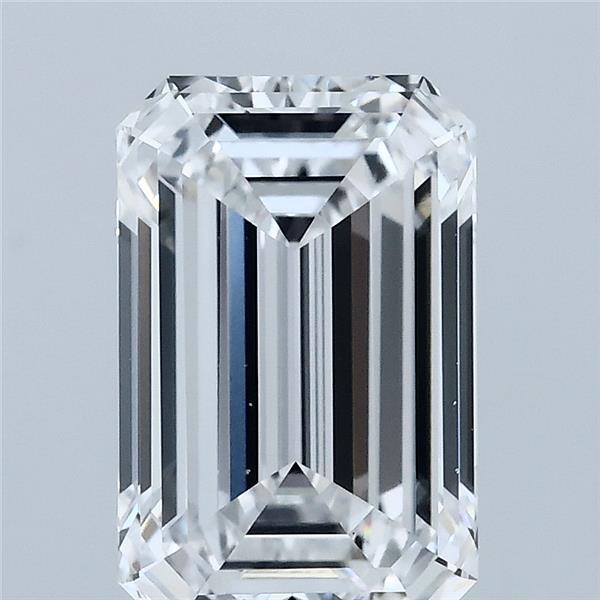 3.00 Carat Emerald Cut D VVS2 Diamond - view 1