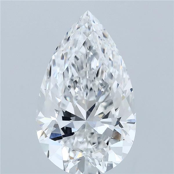 3.50 Carat Pear Cut E VVS2 Diamond - view 1