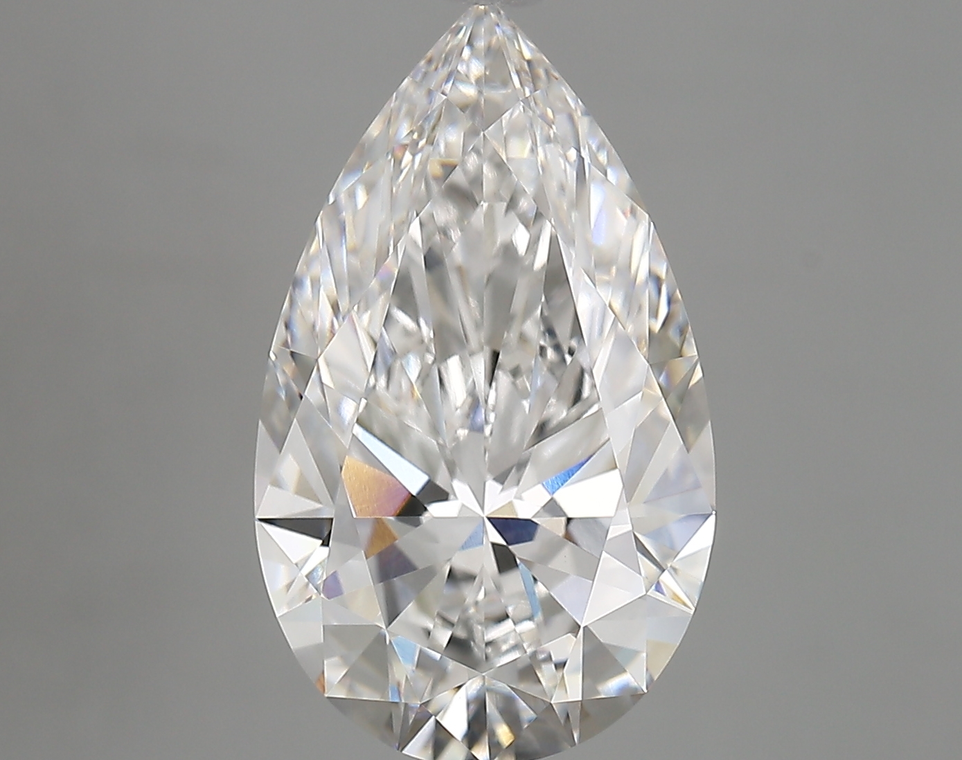 5.45 Carat Pear Cut E VVS1 Diamond - view 1
