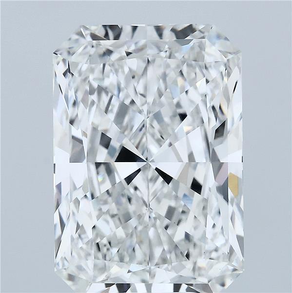 8.06 Carat Radiant Cut E VVS2 Diamond - view 1