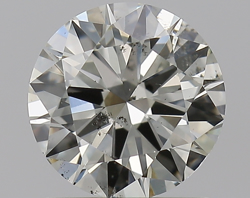 0.9 Carat Round Cut Natural Diamond